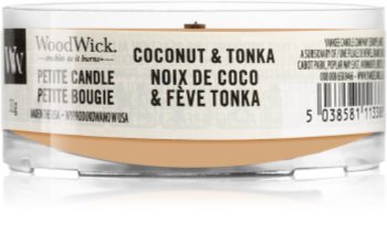 Woodwick Coconut & Tonka αναθυματικό κερί με ξύλινο φιτίλι