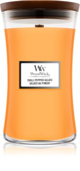 Woodwick Chilli Pepper Gelato lumânare parfumată cu fitil din lemn