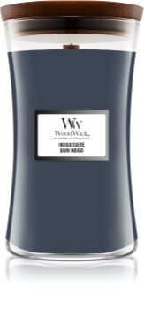 Woodwick Indigo Suede doftljus
