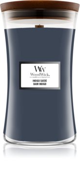 Woodwick Indigo Suede świeczka zapachowa
