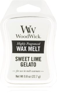 Woodwick Sweet Lime Gelato tartelette en cire