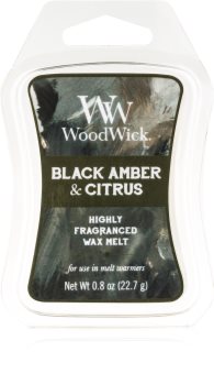 Woodwick Black Amber & Citrus wax melt Artisan