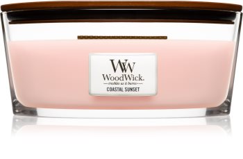 Woodwick Coastal Sunset illatos gyertya fa kanóccal (hearthwick)