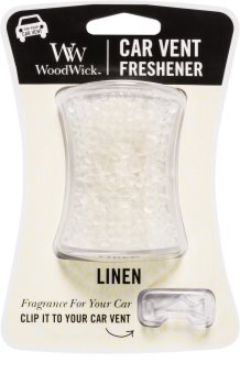 Woodwick Linen parfum pentru masina Clip
