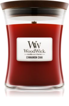 Woodwick Cinnamon Chai scented candle Wooden Wick