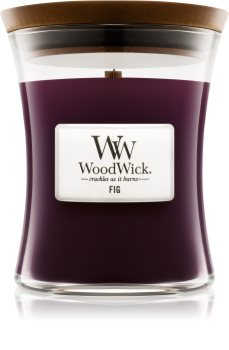 Woodwick Fig mirisna svijeća s drvenim fitiljem