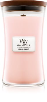 Woodwick Coastal Sunset bougie parfumée avec mèche en bois
