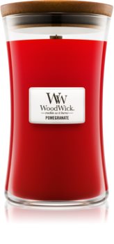 Woodwick Pomegranate kvapioji žvakė medinė dagtis