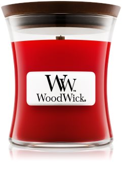 Woodwick Pomegranate Tuoksukynttilä Puinen Sydän