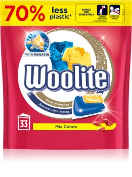 Woolite Mix Colors капсула за пране с кератин