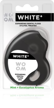 WOOM White+ Dental Floss voskovaná dentálna niť