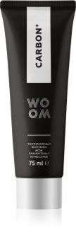 WOOM Carbon+ Toothpaste Svart blekande tandkräm