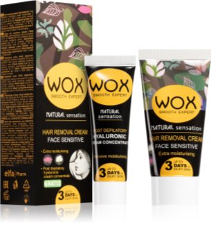 WOX Natural Sensation szőrtelenítő krém az arcra