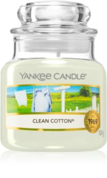 Yankee Candle Clean Cotton αρωματικό κερί Κλασικό μεγάλο