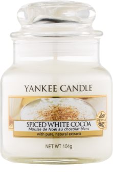 Yankee Candle Spiced White Cocoa vonná sviečka Classic malá
