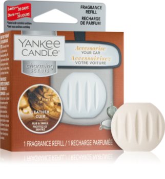 Yankee Candle Leather vůně do auta náhradní náplň
