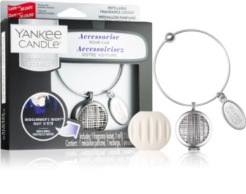 Yankee Candle Midsummer´s Night άρωμα για αυτοκίνητο Ι. (Geometric)