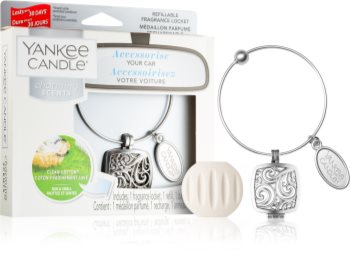 Yankee Candle Clean Cotton parfum pentru masina II. (Square)