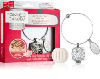 Yankee Candle Sparkling Cinnamon car air freshener pendant + one refill (Square)
