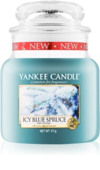 Yankee Candle Icy Blue Spruce vela perfumada Classic médio