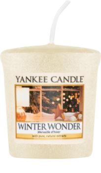 Yankee Candle Votivkerze SPUN SUGAR FLURRIES - Kerze Mit Brenndauer B Zu 15 Stunden