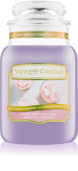 Yankee Candle Sweet Morning Rose ароматическая свеча Classic большая
