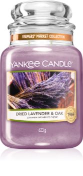 Yankee Candle Dried Lavender & Oak ароматна свещ Classic голяма