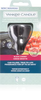 Yankee Candle Black Cherry elektrický difuzér do auta s náplní