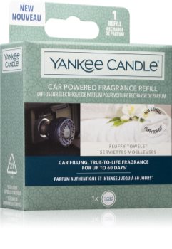 Yankee Candle Fluffy Towels vůně do auta náhradní náplň
