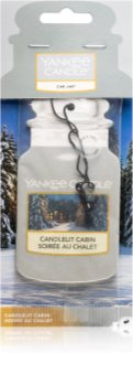 Yankee Candle Candlelit Cabin vonná auto visačka