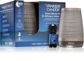 Yankee Candle Sleep Diffuser Kit Bronze Sähköinen diffuuseri + One Refill