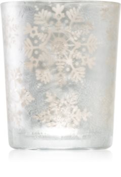 Yankee Candle Twinkling Snowflake стъклен свещник за вотивна свещ