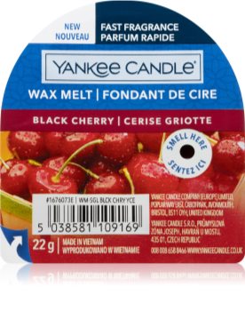 Yankee Candle Black Cherry illatos viasz aromalámpába I.