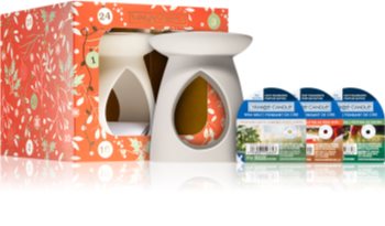 Yankee Candle Christmas Collection Aromalamp & 3 Wax Melt poklon set