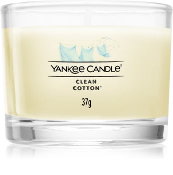 Yankee Candle Clean Cotton bougie votive glass