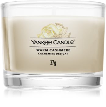 Yankee Candle Warm Cashmere offerlys glass
