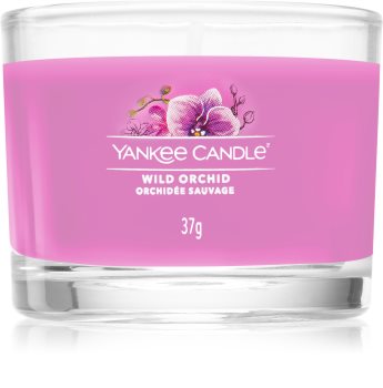 Yankee Candle Wild Orchid vela votiva glass