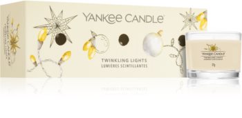 Yankee Candle Twinkling Lights vianočná darčeková sada