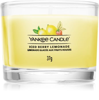 Yankee Candle Iced Berry Lemonade votivní svíčka glass