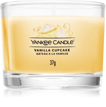 Yankee Candle Vanilla Cupcake votívna sviečka glass