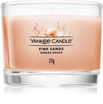Yankee Candle Pink Sands votívna sviečka glass
