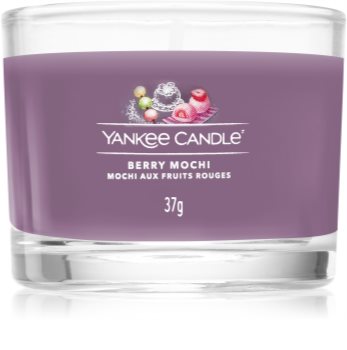 Yankee Candle Berry Mochi vela votiva glass