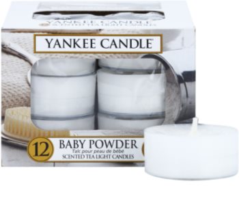 Yankee Candle Baby Powder vela de té 12 x 9,8 g