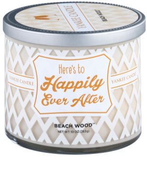 Yankee Candle Beach Wood vela perfumada 283 g (Here´s to Happily Ever After)