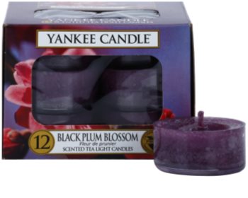 Yankee Candle Black Plum Blossom vela do chá 12 x 9,8 g
