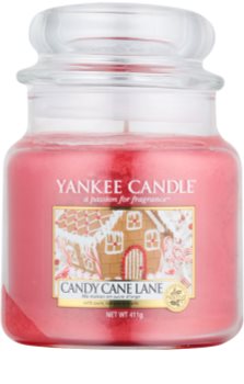 Yankee Candle Candy Cane Lane vela perfumada 411 g Classic mediana