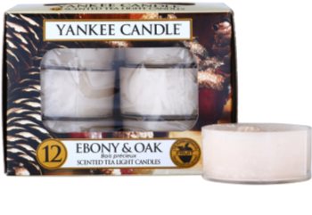Yankee Candle Ebony & Oak vela de té 12 x 9,8 g