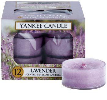 Yankee Candle Lavender vela do chá 12 x 9,8 g