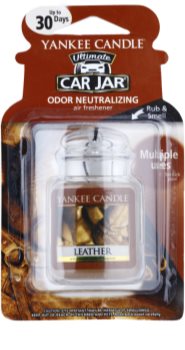 Yankee Candle Leather vůně do auta závěsná