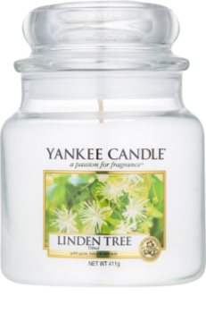 Yankee Candle Linden Tree vela perfumada Classic médio